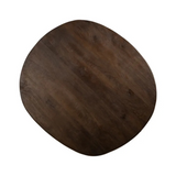 SERAM OVAL DINING TABLE | BROWN 120X106X76CM