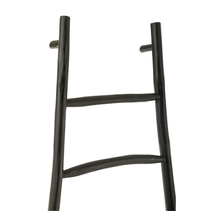 ARIDE TEAK LADDER | BLACK 81X185CM