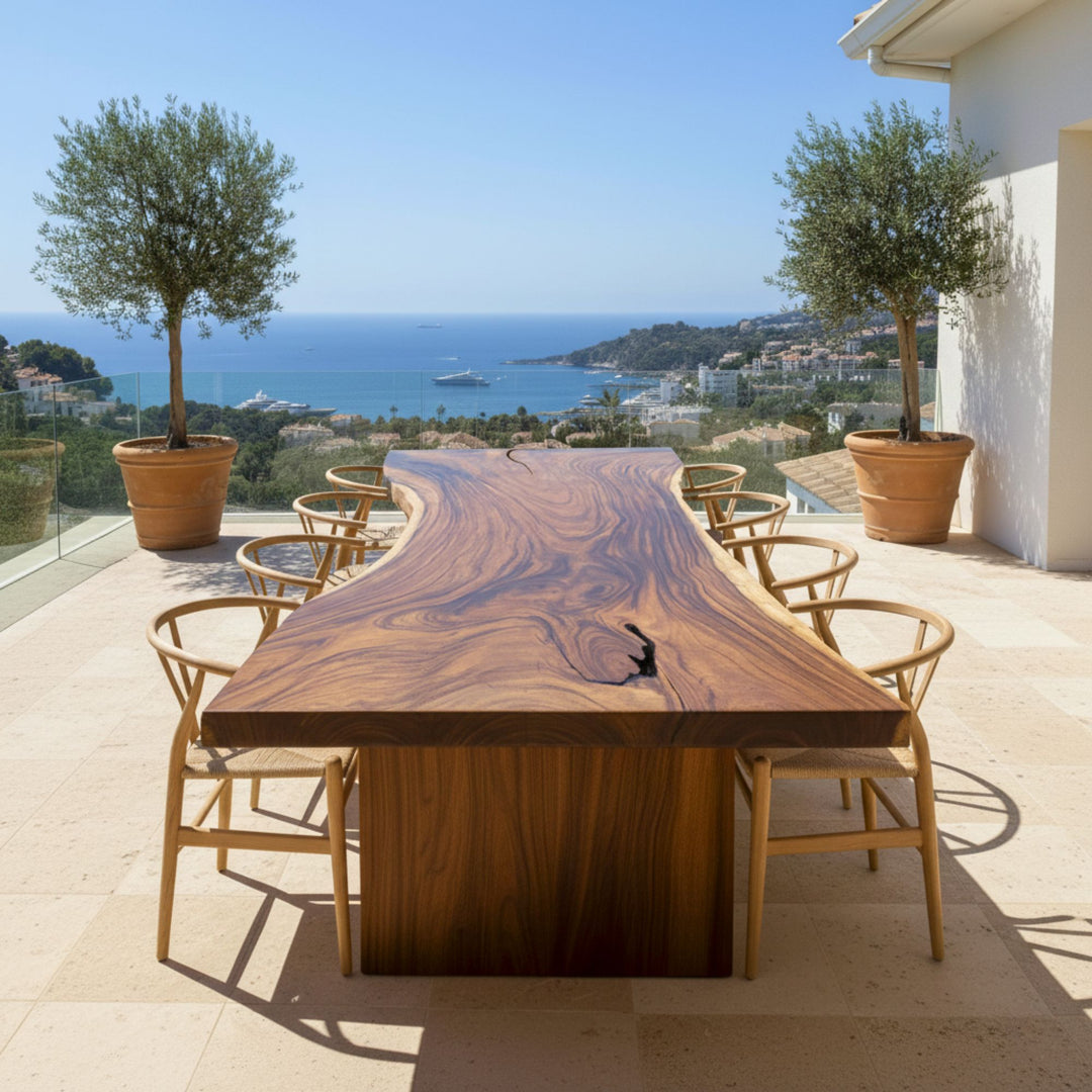 MOTU NUI SUAR WOOD DINING TABLE | 365X185CM