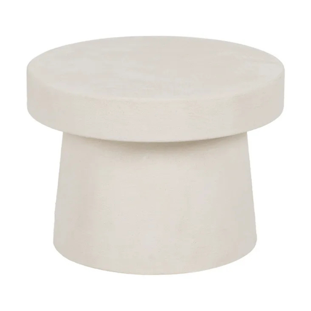 DUNE ROUND COFFEE TABLE | OFF-WHITE