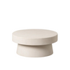 DUNE ROUND COFFEE TABLE | OFF-WHITE