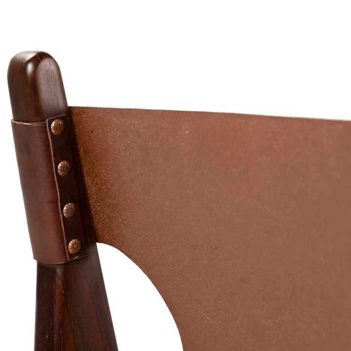 KWESI LEATHER DINING CHAIR | 51X52X85CM