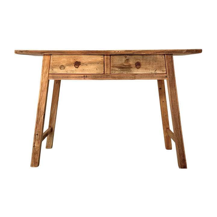 BORGO TEAK CONSOLE W/ 2 DRAWERS | 120X40X80CM