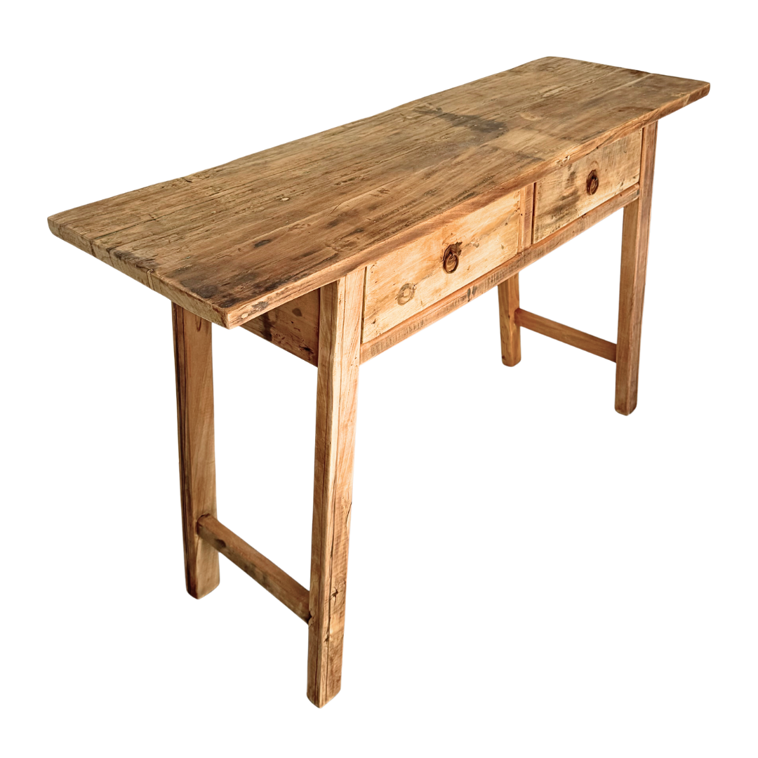 BORGO TEAK CONSOLE W/ 2 DRAWERS | 120X40X80CM