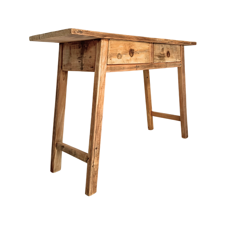 BORGO TEAK CONSOLE W/ 2 DRAWERS | 120X40X80CM