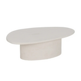 DUNE COFFEE TABLE | OFF-WHITE "L" 100X60X32CM