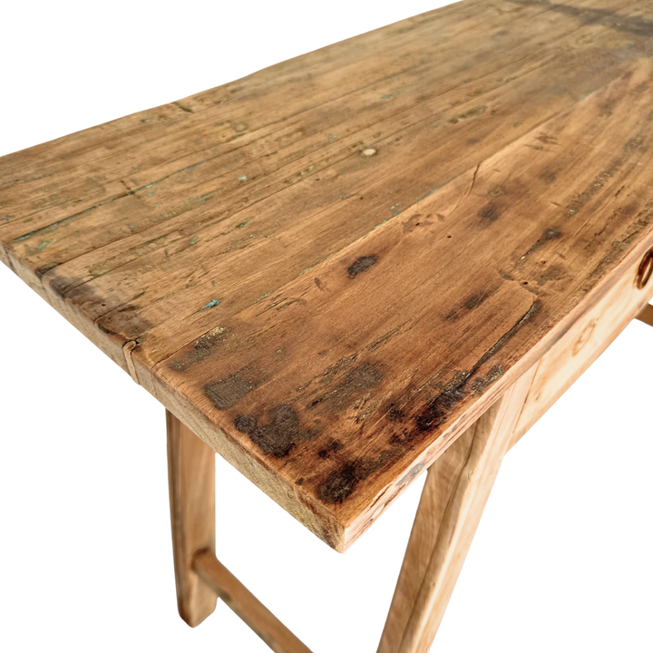 BORGO TEAK CONSOLE W/ 2 DRAWERS | 120X40X80CM