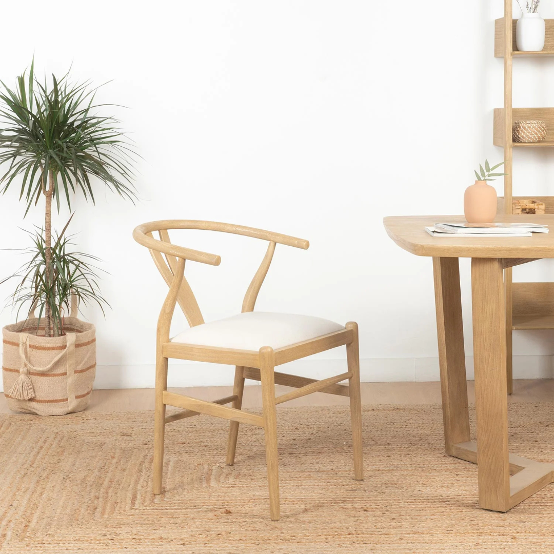 SENJA SUNGKAI DINING CHAIR | 51X59.5X75.5CM