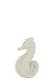 OCEAN COLLECTION WHITE FIGURES SEA HORSE - LARGE "F"