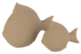 OCEAN COLLECTION SAND FIGURES FIN FISH - SMALL "T"