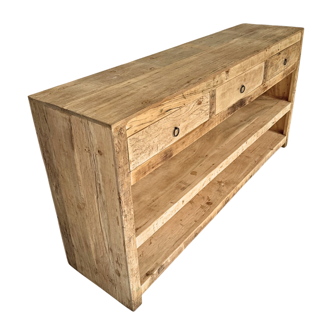 BANGKA CONSOLE TABLE | NATURAL 160X40X80CM