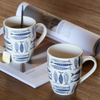 FISH CERAMIC CUP S/2 | 8.2X5.4X10.4CM