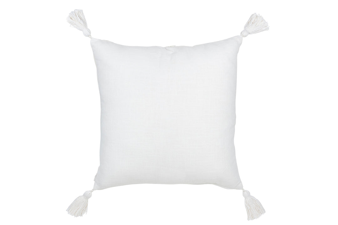 WHITE SPING CUSHION 45X45