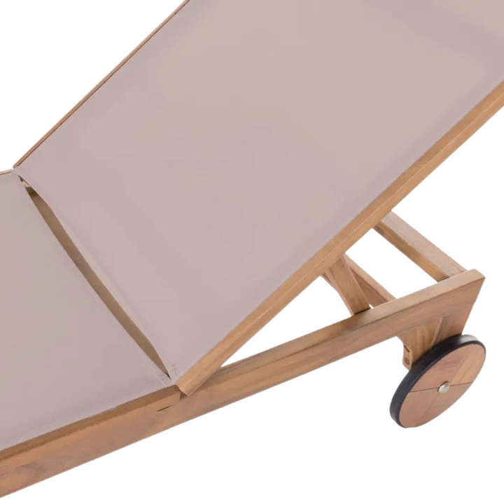MONTONE ACACIA SUNBED | 200X65X36CM