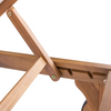 MONTONE ACACIA SUNBED | 200X65X36CM
