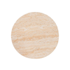 TRAVERTINE HOURGLASS STOOL | 38X46CM