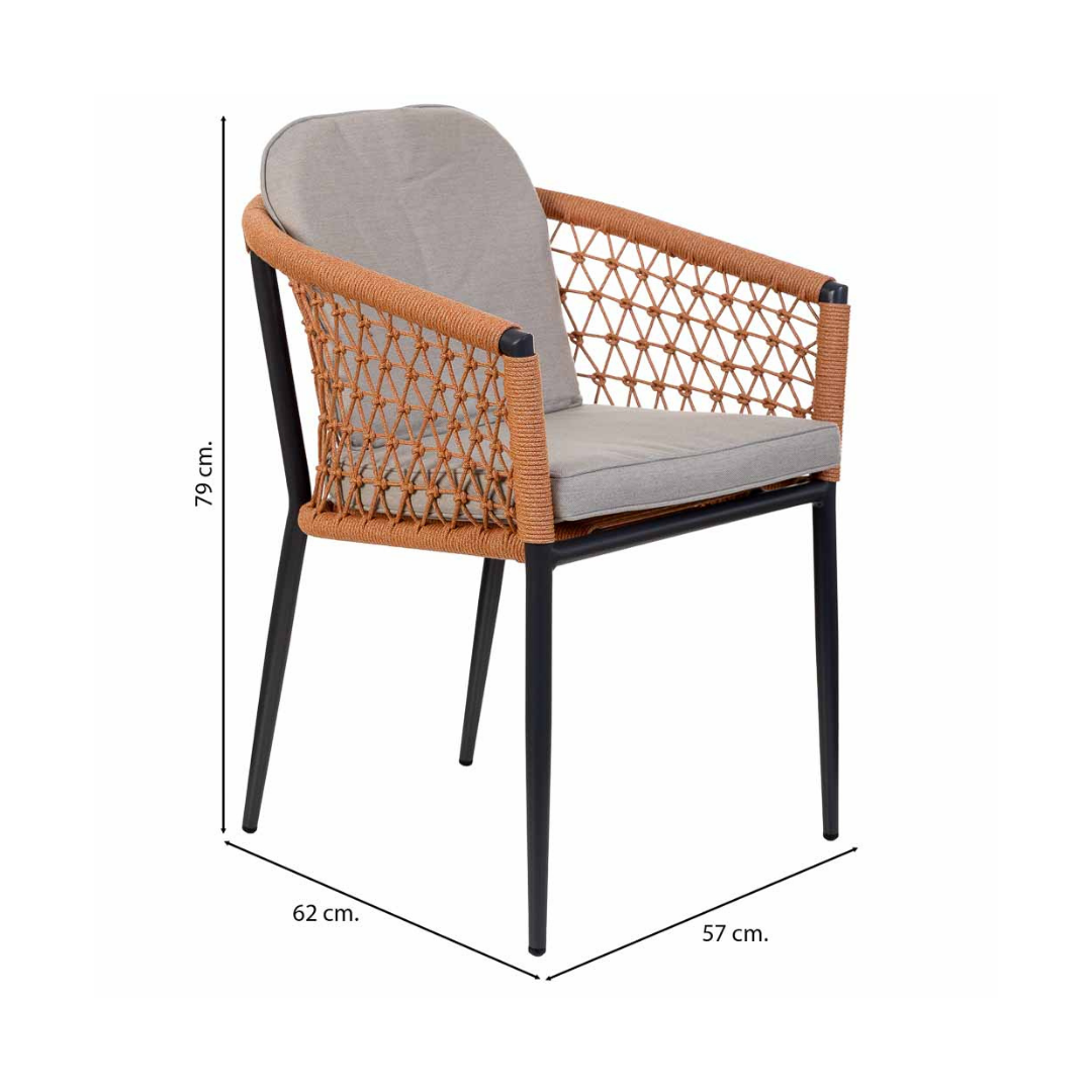 ELVA DINING CHAIR | 57X62X79CM