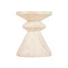 TRAVERTINE TOTEM SIDE TABLE | 36X44CM