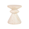 TRAVERTINE TOTEM SIDE TABLE | 36X44CM