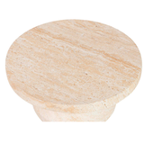 TRAVERTINE TOTEM SIDE TABLE | 36X44CM