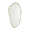 ZAHRA WOOD MIRROR | WHITE