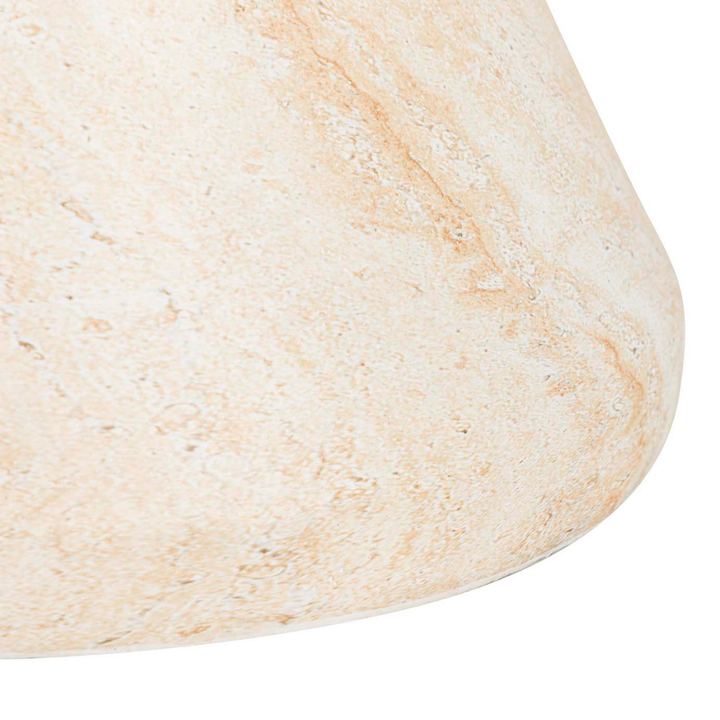 TRAVERTINE TOTEM SIDE TABLE | 36X44CM