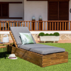 EDEN ACACIA SUNBED | 200X80X27CM