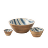 ANAYA STRIPES BOWL | BLUE/WHITE