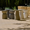 SAN GIMIGNANO CEMENT SIDE TABLE | 45X50CM
