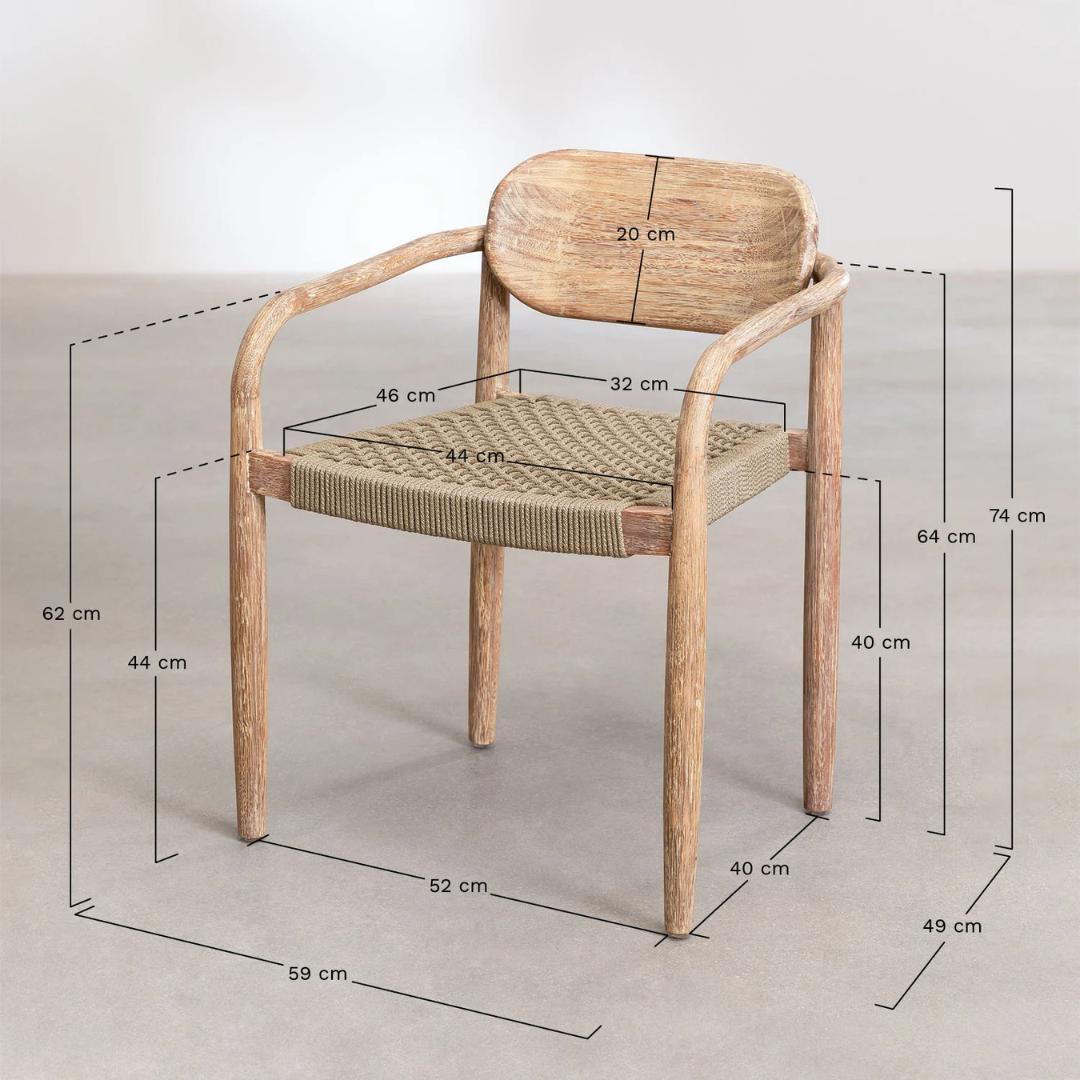 JAIPUR DINING CHAIR | 59X49X74CM