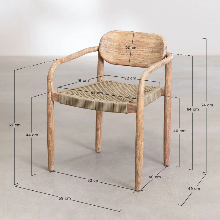 JAIPUR DINING CHAIR | 59X49X74CM