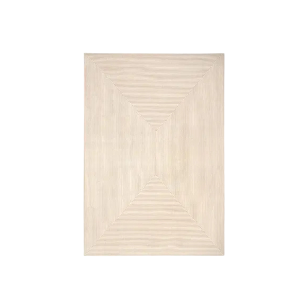 CASTELSARDO OUTDOOR RUG | BEIGE & WHITE