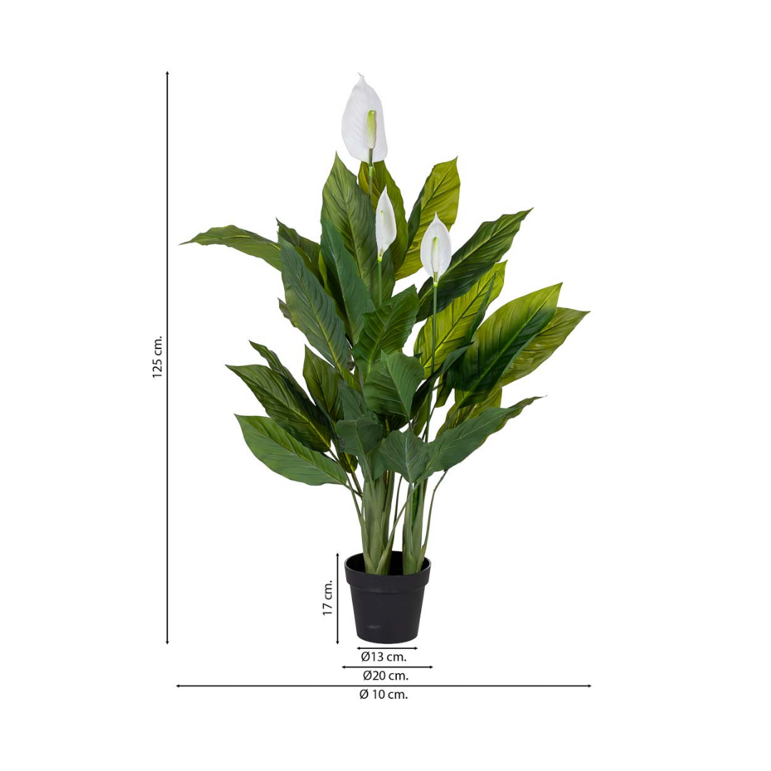 DECO SYNTHETIC PLANT ANTHURIUM | 100X100X125CM