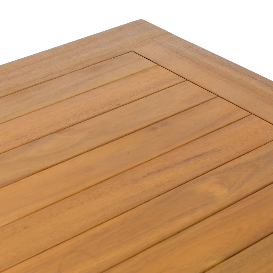 PROLIDA ACACIA DINING TABLE | 80X80X75CM