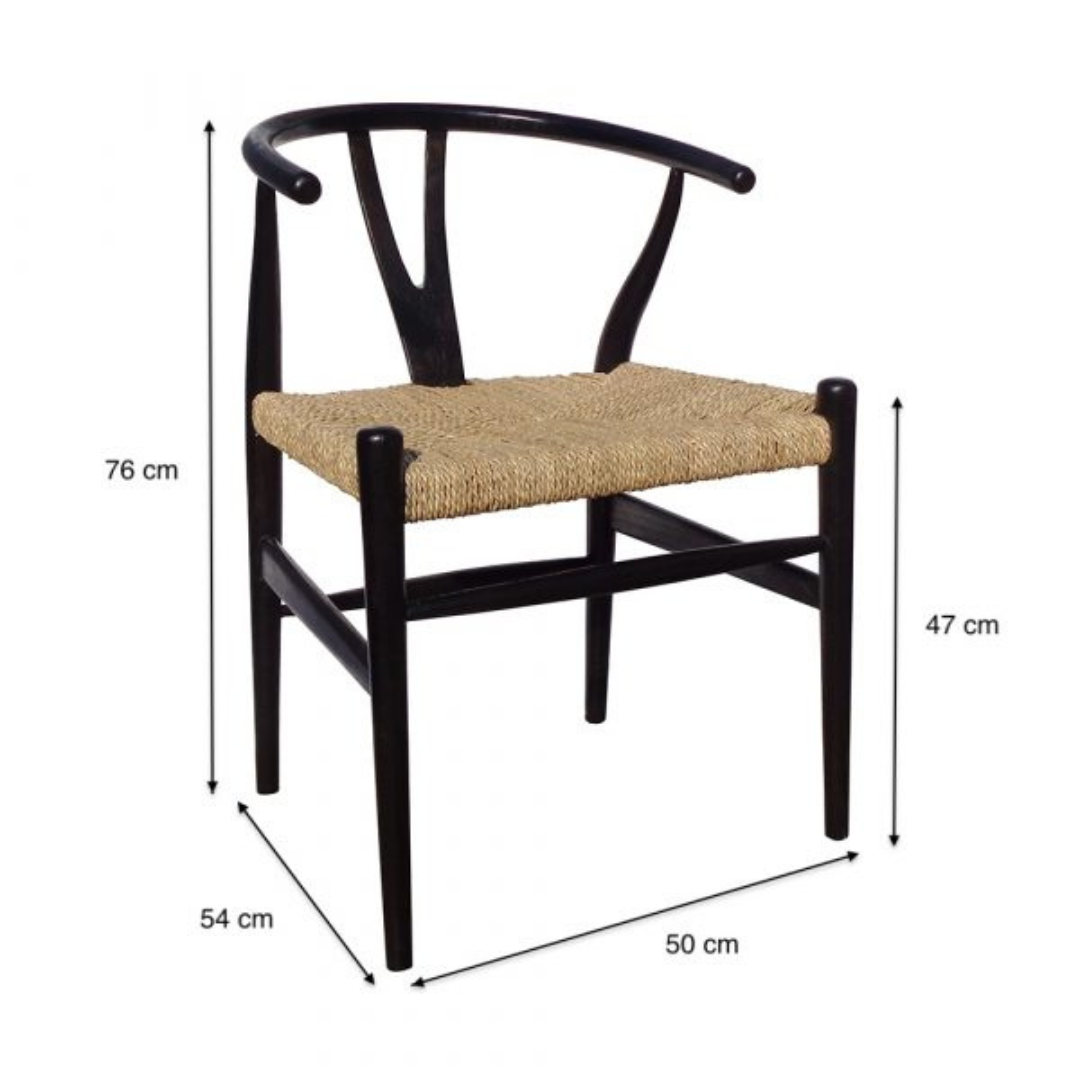 TIGA DINING CHAIR | BLACK