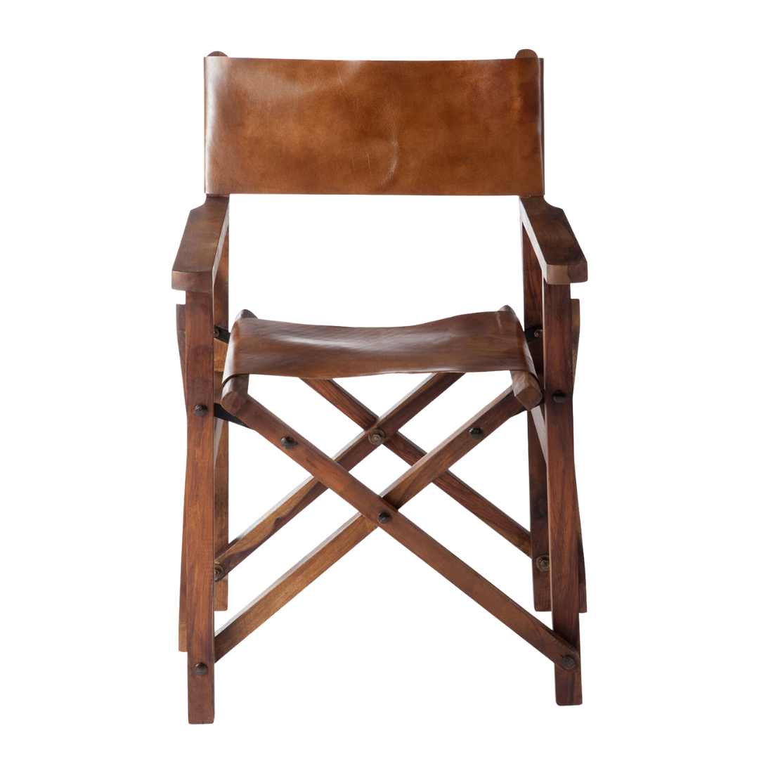 DIRECTOR BUFFALO CHAIR | BROWN 57X60X90CM