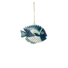 OCEAN COLLECTION HANGING IRON FISH | BLUE MIX