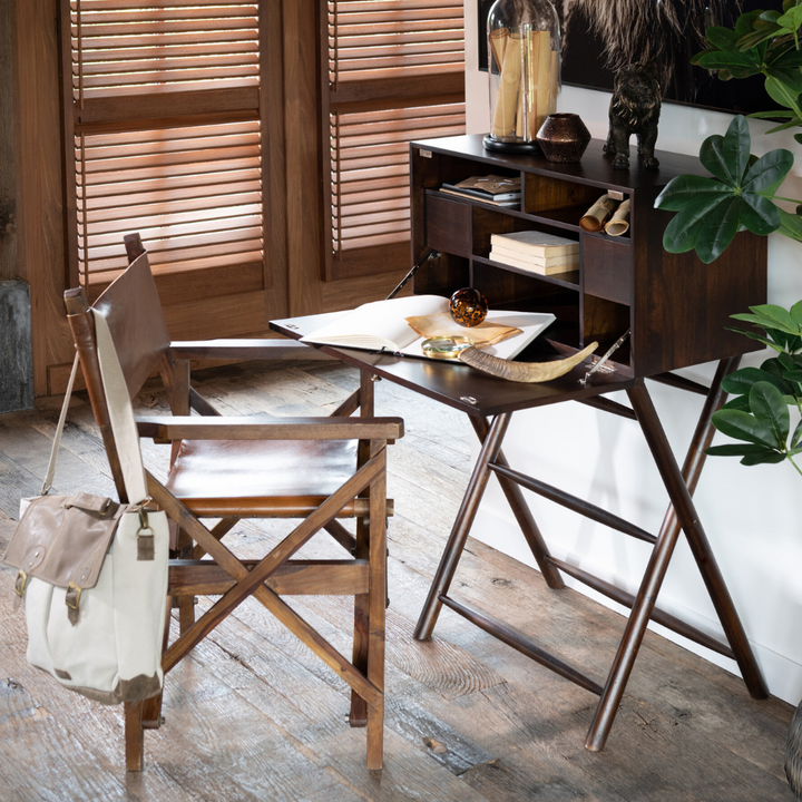 DIRECTOR BUFFALO CHAIR | BROWN 57X60X90CM
