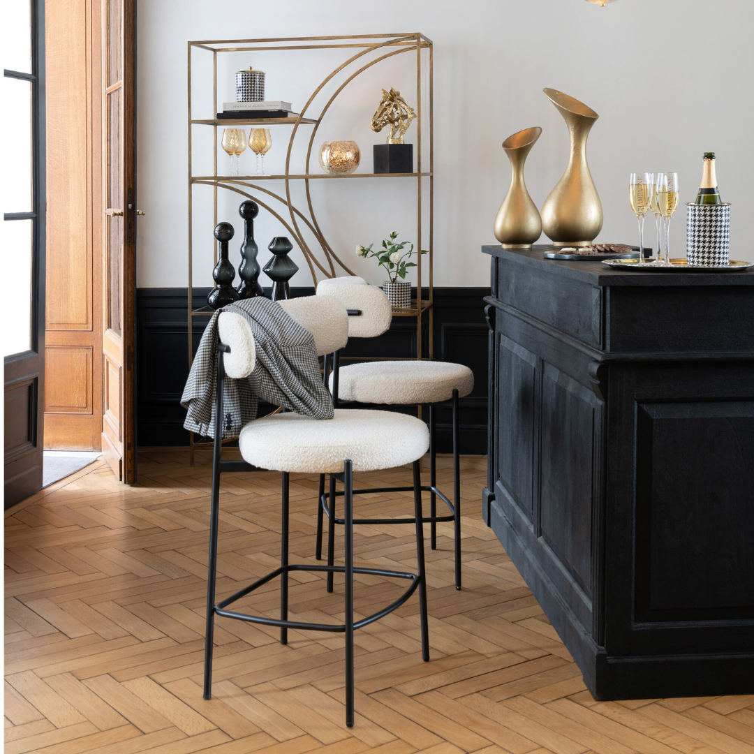GELIA BAR STOOL | 53X48X97CM