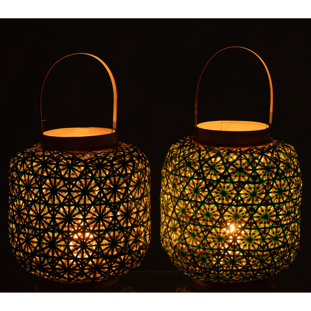 TAZIRIT BAMBOO LANTERN | 27X43CM
