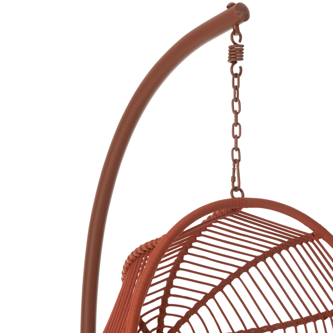 EGGA HANGING CHAIR | TERRACOTTA 103X195CM