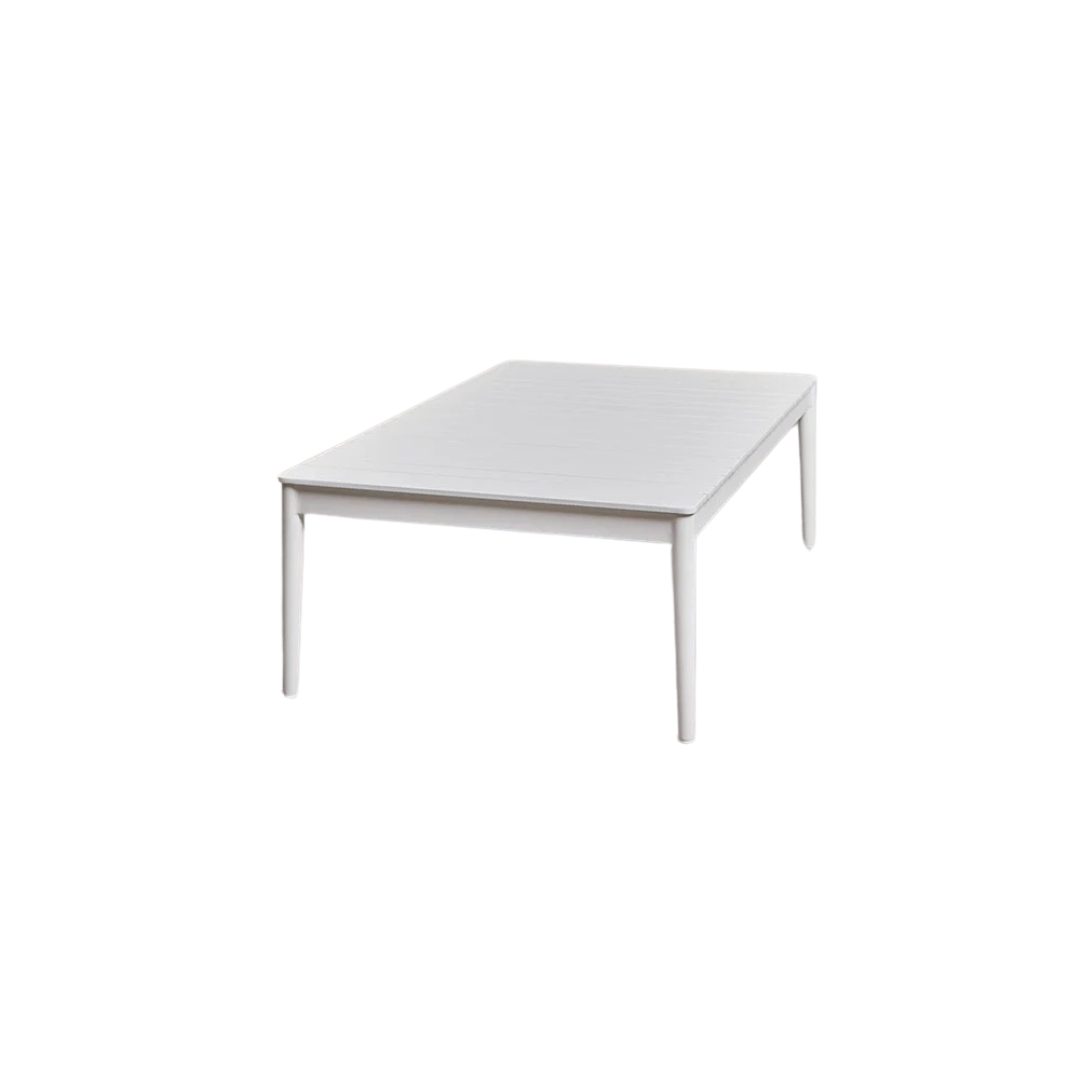 LUA OUTDOOR COFFE TABLE | WHITE 120X70X37CM