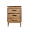 MITES TEAK WOOD BEDSIDE TABLE | 53X45X75CM
