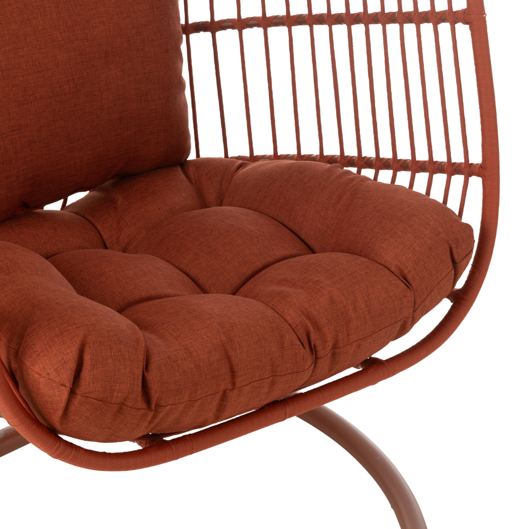 EGGA HANGING CHAIR | TERRACOTTA 103X195CM
