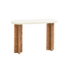 TERRALINE MICROCEMENT CONSOLE TABLE  | OFF-WHITE/NATURAL 120X35X80CM