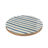 ANAYA STRIPES LAZY SUZAN TRAY | BLUE/WHITE 45.5X5CM