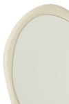 ZAHRA WOOD MIRROR | WHITE