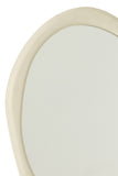 ZAHRA WOOD MIRROR | WHITE