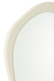 ZAHRA WOOD MIRROR | WHITE