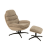 ZENA LOUNGE CHAIR W/ FOOTSTOOL